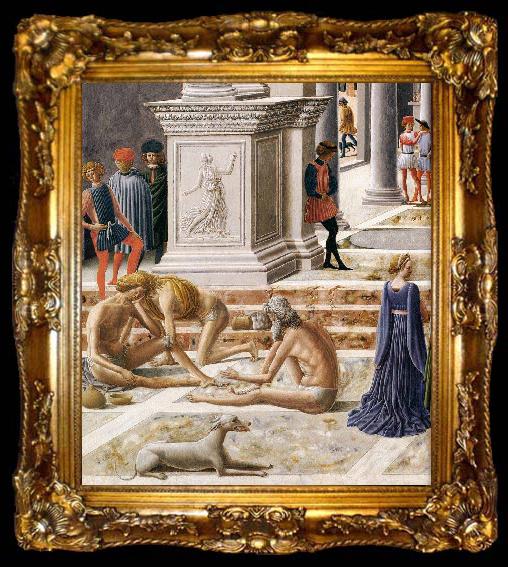 framed  Fra Carnevale The Presentation of the Virgin in the Temple, ta009-2